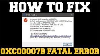 HOW TO FIX RPCS3 ERROR 0XC000007B (QUICK FIX GUIDE) (RPCS3 FATAL ERROR FIX)