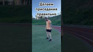 Как правильно выполнять приседания