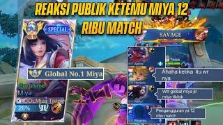 SOLO RANKED KETEMU PUBLIC OPEN MIC! SATU TIM KAGET LIAT MIYA 12 RIBU MATCH! - MLBB