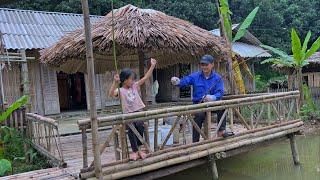 Poor girl goes to market to sell bamboo shoots. Mr. Madrid's gift. Fishing