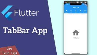 Flutter: Custom TabBar App