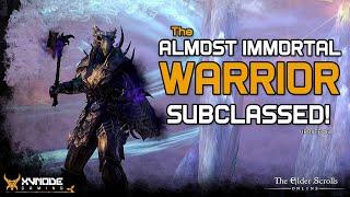 ESO - Almost Immortal Warrior Dragonknight Tank Build with SUBCLASSING!