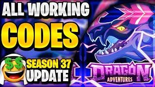 *NEW* ALL WORKING SEASON 37 UPDATE CODES FOR DRAGON ADVENTURES! ROBLOX DRAGON ADVENTURES CODES