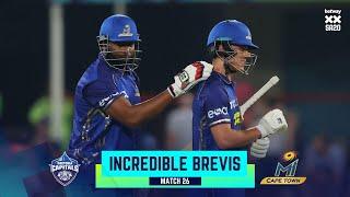 Incredible Dewald Brevis 66 off  32 Balls | PCvMICT | Betway SA20