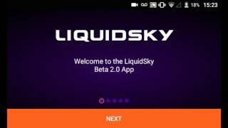 Como criar conta no liquidsky