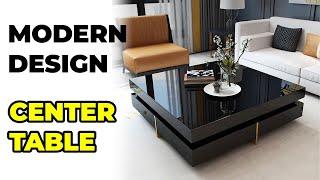 Modern Design Center Table In high Gloss Coffee Table