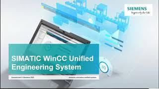 An Introduction to SIMATIC WinCC Unified System Webinar