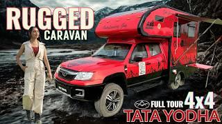  THE WAIT IS OVER! Full Tour:  NEW 4x4 Tata Yodha Caravan in India | Motorhome Adventures