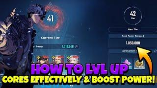 HOW TO EFFECTIVELY BOOST POWER NOW & LEVELING UP CORES EFFICIENTLY! [Solo Leveling: Arise]