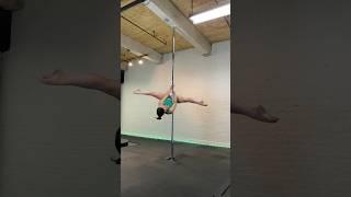How to do the pole move Devil Point Shuffle // Pole Dance Tutorial #poledance #polefitness