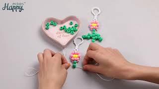 Happy makers Bead Pets，flower making process reference video