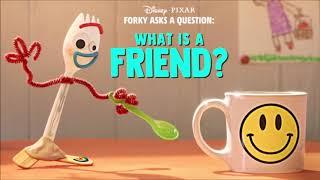 Forky Asks a Question:What is a Friend ? (2019) animated short movie review.