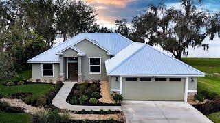 INSIDE This NEW FLORIDA LAKE HOME With PRIVATE DOCK & NO HOA!!