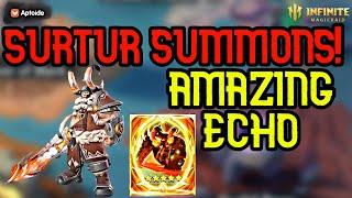 Summons For Surtur Was Exciting! + Amazing Echo Review - Infinite Magicraid