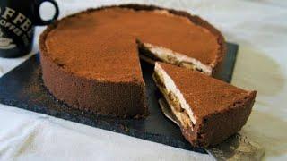 Tiramisu cheesecake I NO EGGS! Easy recipe!