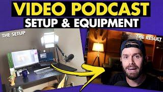 Video Podcast Setup & Equipment | YouTube Studio Setup on One Desk (Get High Quality Zoom Meetings)