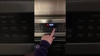 How to preheat the oven