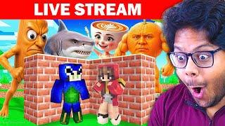  PLAYING ITALIAN BRAINROT MOB BATTLE WITH SUBSCRIBERS IN MINECRAFT  | LIVE