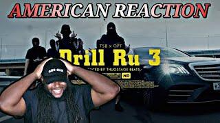 American React To Russian Drill | TSB ft. OPT - DRILL RU 3 (Official Video) #russiandrill