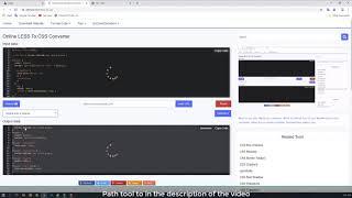 Online LESS To CSS Converter