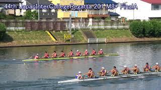 【ボート】第44回全日本大学選手権 201 M8+ FinalA 44th AllJapan InterCollege Rowing Championship