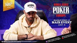  WSOPE 2024: Main Event Day 4 | €1.3M for 1st | live from King's Resort 