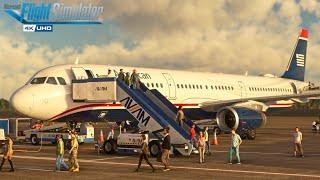 Fenix A321-200 American Airlines | Chicago - Punta Cana | MSFS Full Flight [4K]