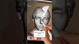 Best 3D app for iPad!? #ipad #3dmodeling #3danimation #procreate #ipadpro #graphicdesign #digitalart