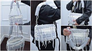 Trend 2024 Simple crochet bag Easy for beginners Тренд 2024 Простая сумка Вязание крючком