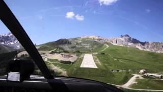 Courchevel airport landing HD