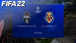 FIFA 22 - Piemonte Calcio (Juventus) vs. Villarreal CF | PS5