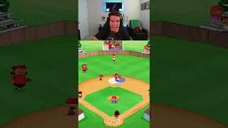 Bunting for an inside-the-park home run in Backyard Baseball