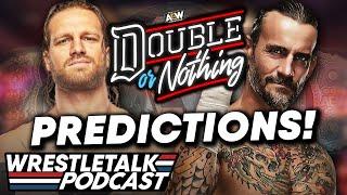 AEW Double Or Nothing 2022 PREDICTIONS! | WrestleTalk Podcast