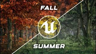 Customize Seasons And Wind With Megascans Trees : Unreal Engine 5 Tutorial