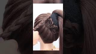 Amazing bun Hairstyle#ytshorts #braidal #hairstyle #hair #beauty #fashion
