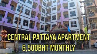 EXCELLENT VALUE CENTRAL PATTAYA APARTMENT 6,500BHT MONTHLY Rattakit Mansion *Details In Description*