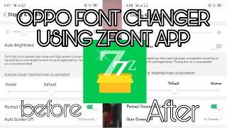 OPPO Font Changer using ZFONT3