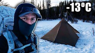 Winter Camping In A HOT TENT Isn't What You Think It Is!