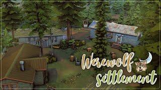 Поселение Оборотней│Строительство│Werewolf Settlement│SpeedBuild│NO CC [The Sims 4]