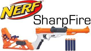 NERF N-Strike Sharpfire Unboxing and Review!