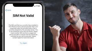FREE! Unlock for All Models iPhone Sim Not Valid  Unlock iPhone from Carrier 100% Working 2023