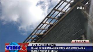 Hujan Deras dan Angin Kencang Sapu Belasan Rumah di Blitar | KSTV OFFICIAL