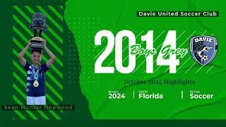 U11 October 2024 Highlights | Skills & Goals Progress | Dave United Youth Soccer - South Florida