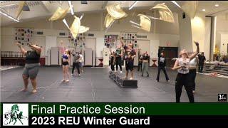 2023 REU Winter Guards Final Practice Session