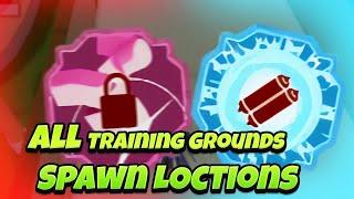 (TimeStamps) All Training Ground Spawn Location️ - Shinobi Life 2