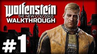 В ОСАДЕ / ПРОБУЖДЕНИЕ — WOLFENSTEIN II: The New Colossus / ПРОХОЖДЕНИЕ [#1]