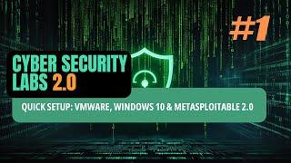 Download and Install VMWare Pro 17, Windows 10, and Metasploitable 2.0