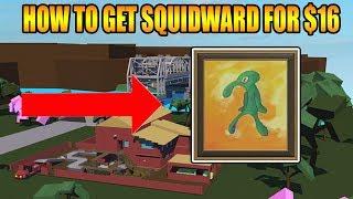 HOW I GOT A SQUIDWARD PAINTING FOR $16 (NEW METHOD!) Lumber Tycoon 2 ROBLOX