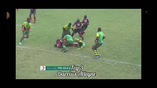 T&T U19 Men's Rugby (RAN 2023) - Tries vs Guyana