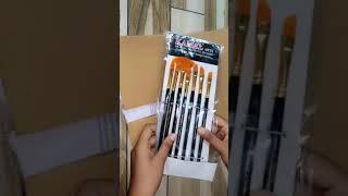 Unboxing of painting brush || kamal arts drawing and artist brushes ||️||